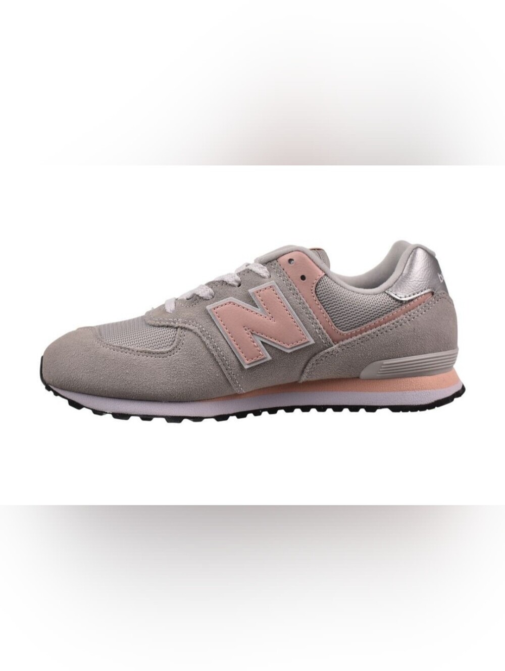 New Balance 574 Girls ' Shoes Grey-Pink Pc574-evk